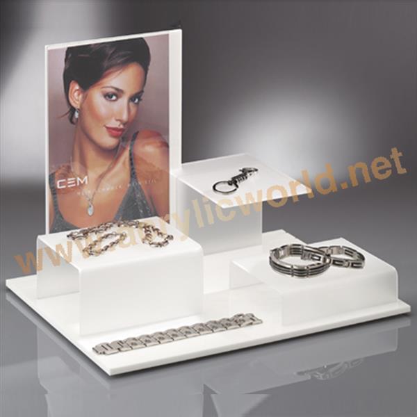 Unique customized acrylic jewelry display 